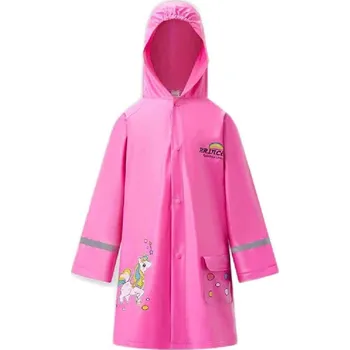 Pláštěnka DĚTSKÁ PLÁŠTĚNKA WOLF S JEDNOROŽCEM NOVINKA Barva: Růžová, Velikost: 110/116