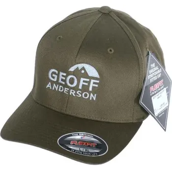 Kšiltovka GEOFF ANDERSON - Kšiltovka FlexFit Olive zelená vel. S/M