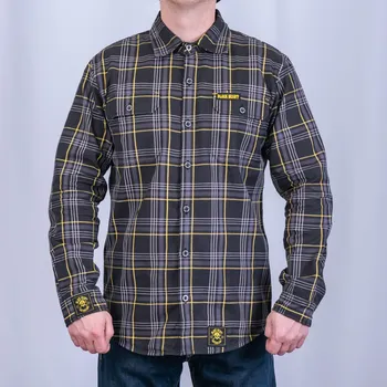 Pánská košile A FLANELOVÁ KOŠILE BLACK HEART ONE SHOT Barva: Černá, Velikost: XXL