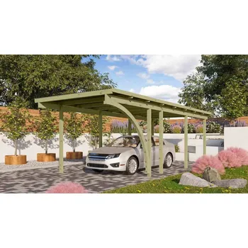Přístřešek na auto KARIBU HOLZTECHNIK carport KARIBU BASIC 2B 62031 LG1900