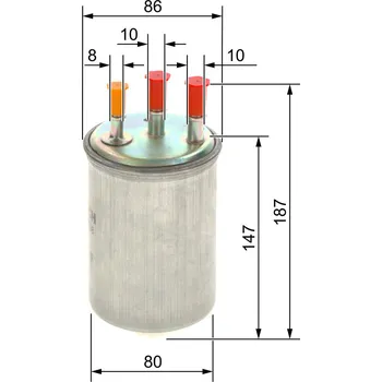 Palivový filtr Palivový filtr BOSCH (0450906508)