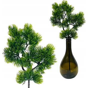 umělá květina MODŘÍN REAL TOUCH VĚTVIČKA JEHLIČNATÁ VĚTVIČKA MODŘÍNU FLORISTICKÉ DOPLŇKY 36 cm