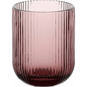 Sklenice ROSE&TULIPANI TWISTY 260 ml - sklenice z probarveného skla, fialová