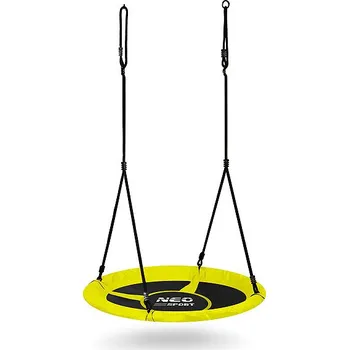 Dětská houpačka Neo-Sport Swingo Houpačka Čapí hnízdo 100 cm, žlutá
