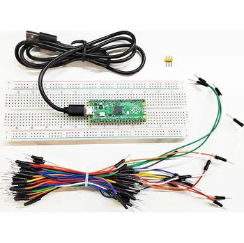 Robot Keyestudio Arduino Raspberry PI Pico sada (830 Hall Breadboard Header+USB kabel+65ks kabelů)
