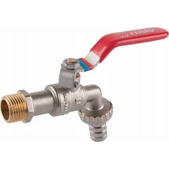 Ventil Ferro KCN2 KULOVÝ SACÍ VENTIL S MET. 3/4 FERRO KONEKTOR // ZKC.20.MET-R-COMFORT-FER