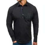 Bolf pánská košile casual s dlouhým rukávem slim střih bavlna velikost S