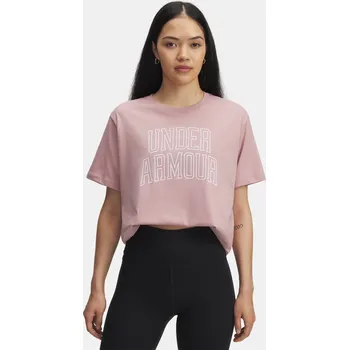Dámské oblečení Under Armour Rival Os Campus Tee Wmn Pink L