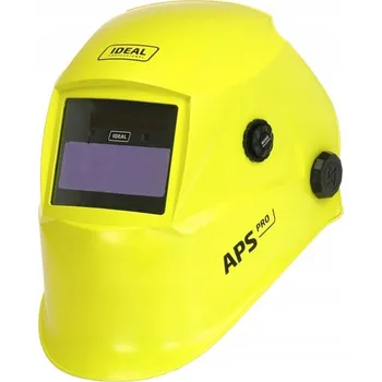 Helma na motorku Automatická svářečská kukla APS Pro 568L-S+ ŽLUTÁ MATNÁ