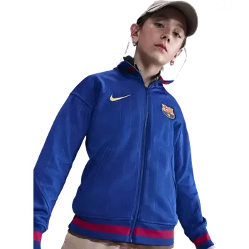 Chlapecká bunda Dětská prezentační bunda Nike FC Barcelona 25/26 Academy Pro modrá