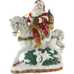 Goebel Figurka Santa na koni – Fitz & Floyd XMAS
