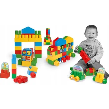 ostatní stavebnice STŘEDNÍ KOSTKY STAVEBNICE 240 DÍLŮ WADER 80154