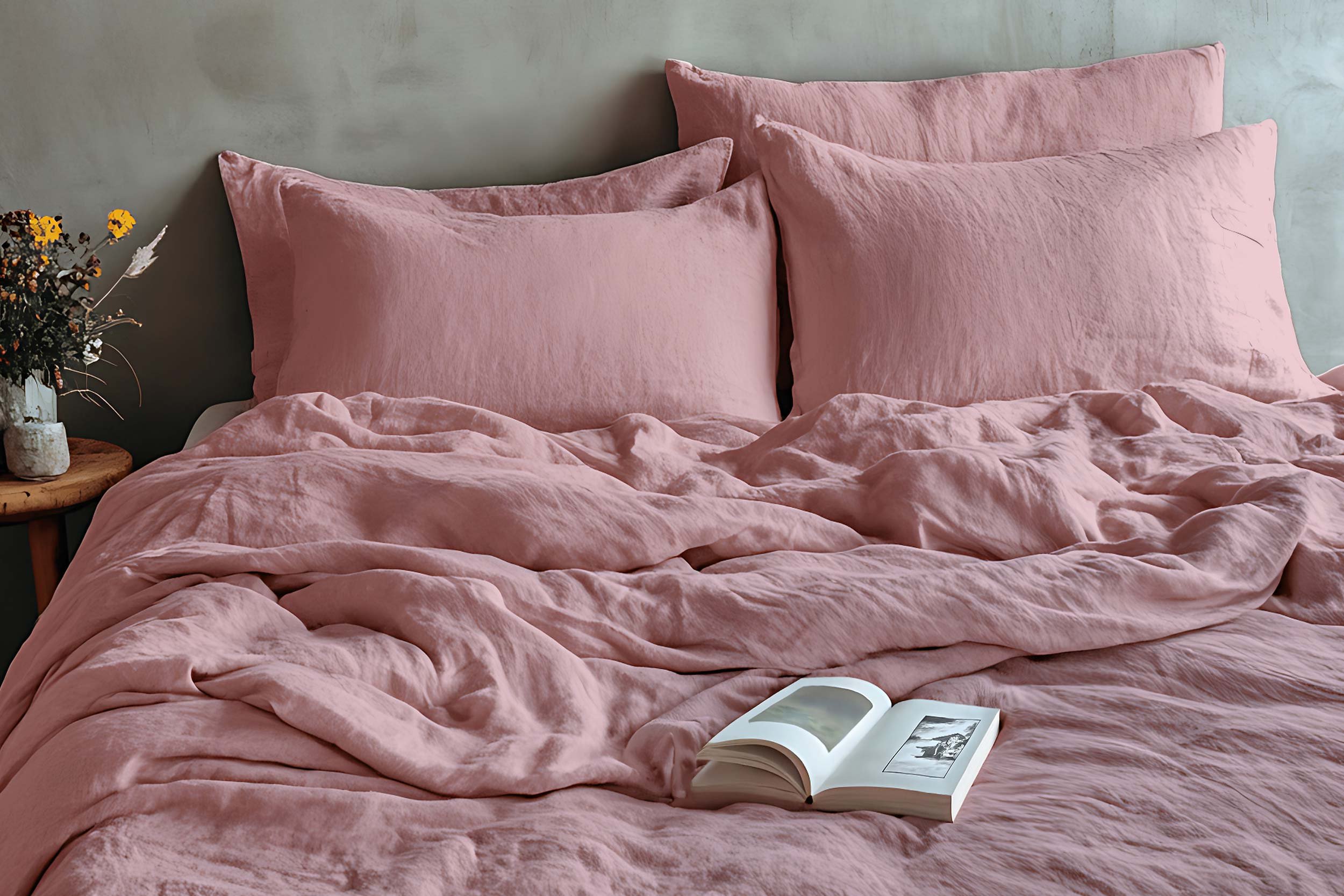 DARRÉ Mušelínové povlečení Retro pink 140 x 200 + 70 x 90