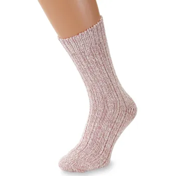 Dámské ponožky Wooline Vlněné ponožky Merino, volný lem, dětská růžová Velikost ponožek: EUR 39-42 hebké!