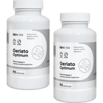LAB-V Geriato Optimum - podpora zdraví seniorů pro psy a kočky 2x90 kapslí