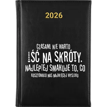 Kalendář Knižkový kalendář 2026 A5 černý