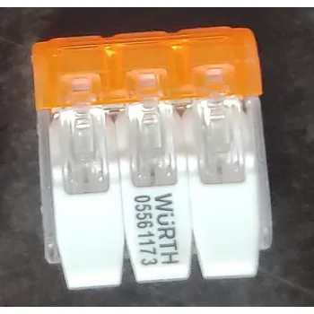 Průtokový ohřívač Wurth svorka s packou 3x