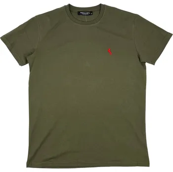 Pánské tričko Steel Pánské nadměrné tričko RADOVAN Barva: Olivová, Velikost: L