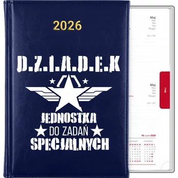 Kalendář Knižní kalendář 2026 A5 modrý