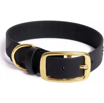 Obojek pro psa Obojek s přezkou pro psa Biothane Černý BURA voděodolný - XL / 25 mm