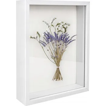 Obraz RÁMEČEK NA 3D FOTOGRAFIE, BÍLÁ SADA S ÚCHYTY A STOJANEM