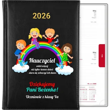 Kalendář Knižkový kalendář 2026 A5 černý