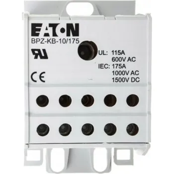 Rozdělovací blok Eaton 1000 V IP20 175 A