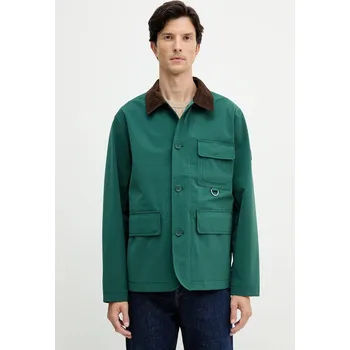 Pánská větrovka Bunda Tommy Hilfiger zelená barva, přechodná, MW0MW40596 77X, vel. M