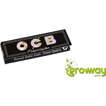 Cigaretové papírky OCB, premium, černé, krátké 1 ks