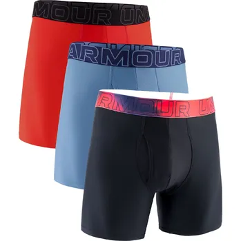 Pánské spodní prádlo Pánské boxerky Under Armour Perf Tech Nov 6in Velikost: L / Barva: červená/černá