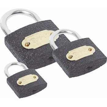 Visací zámek Zámek visací ocelový sada 3ks