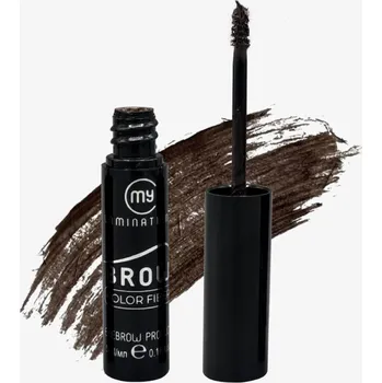 My Lamination Brow Color Fiber tónovací vyplňující gel na obočí 5 ml Barva: Dark Brown