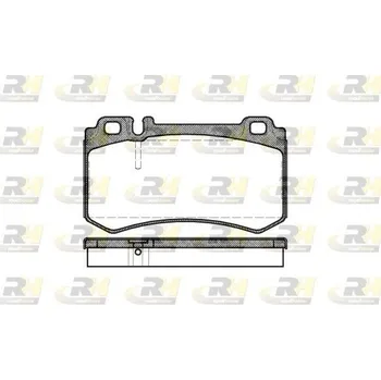 Brzdová destička Klocki hamulcowe 23478 tył, 2993.00