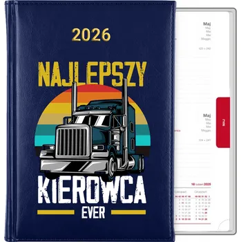 Kalendář Knižní kalendář 2026 A5 modrý