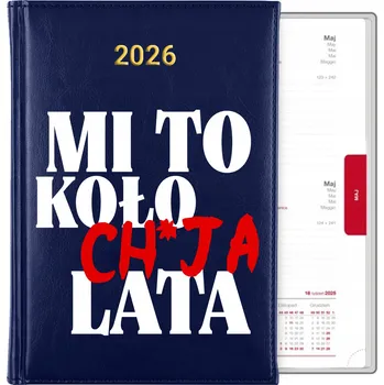 Kalendář Knižní kalendář 2026 A5 modrý