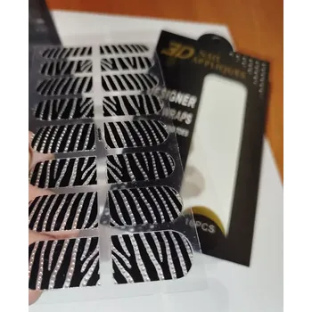 3D luxusní nálepky na nehty 001