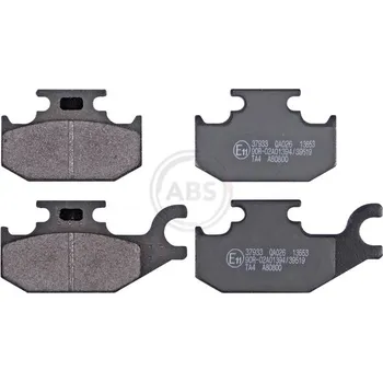 Brzdová destička Sada brzdových destiček, kotoučová brzda A.B.S. 37933