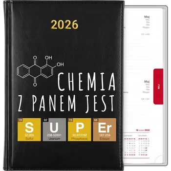 Kalendář Knižkový kalendář 2026 A5 černý