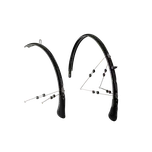 Sada blatníku Bontrager NCS Barva: černá, Velikost: 700c x 18-25mm, Front and Rear