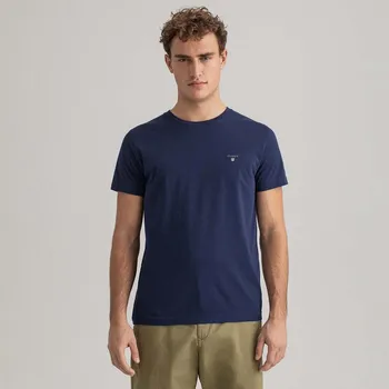 Pánské Tričko s krátkým rukávem GANT ORIGINAL SS T-SHIRT 234100.433 – Tmavě modrá M
