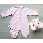 AMÁLKA Bavlněný overal na spinkání, světle růžový Velikost: 74