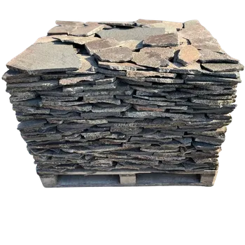 Přírodní kámen Obklad / dlažba Andezit šedo-hnědý ROVNÝ (tl. 10-30 mm, rozměr 15-40 cm)