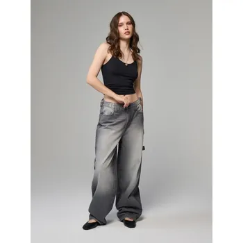 Dámské džíny Džíny balloon - 42 - House - šedá - 734FV-90J