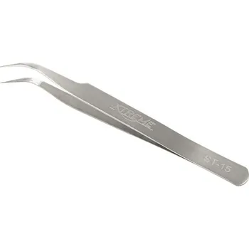 Péče o řasy a obočí Xtreme Pinzeta, ostrá, zahnutá, antimagnetická, 115 mm