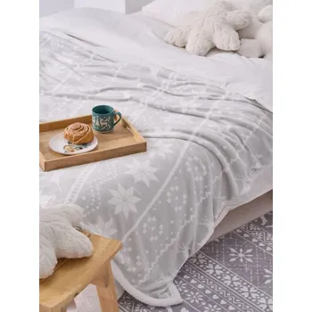 Přehoz na lůžko Sinsay - Přehoz na postel - šedá - 293BG-09X - 293BG-09X-ONE