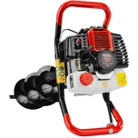 Benzínový půdní vrták + 3 vrtáky, RED TECHNIC RTSWG0106