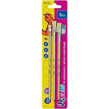 Umělecký štětec Ploché štětce umělecké se syntetickými štětinami štětec Tetis