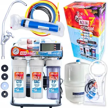 Filtrace vody Filtry na vodu Aqua Cristal 7, sada RO, 7 stupňů filtrace reverzní osmóza