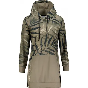 Dámská mikina Dámská funkční prodloužená mikina premium ALTISPORT VOJ/ALW094MI03 HNĚDÁ M