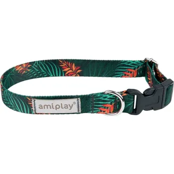 Obojek pro psa Obojek pro psy nastavitelný HAPPY JUNGLE velikost S, M, L, XL Rozměr: XL - 45-70x2,5 cm